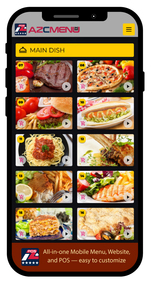PHONE MENU - Scan. See. Order.